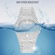 thumbnail image 3 of Reloj FANMIS Luxury Crystal Diamond Quartz de acero inoxidable, 3 of 7