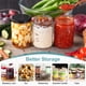 thumbnail image 5 of Frascos de vidrio Ritayedet 350 ml con tapas para hacer velas, 20 unidades, 5 of 7