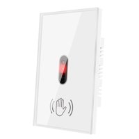 Magideal - Interruptor De Luz De Movimiento De Encendido Y Apagado, Panel De Vidrio Estándar Sin Necesidad De Tocar El Hogar, Fácil Instalación, Interruptor De