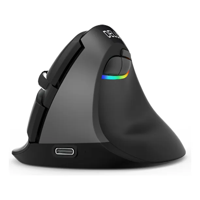 Genérico - Delux M618Mini Gx Mouse Vertical Negro