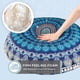 thumbnail image 3 of Almohada de suelo Codi Meditation redonda, grande, de espuma viscoelástica azul marino, 3 of 9