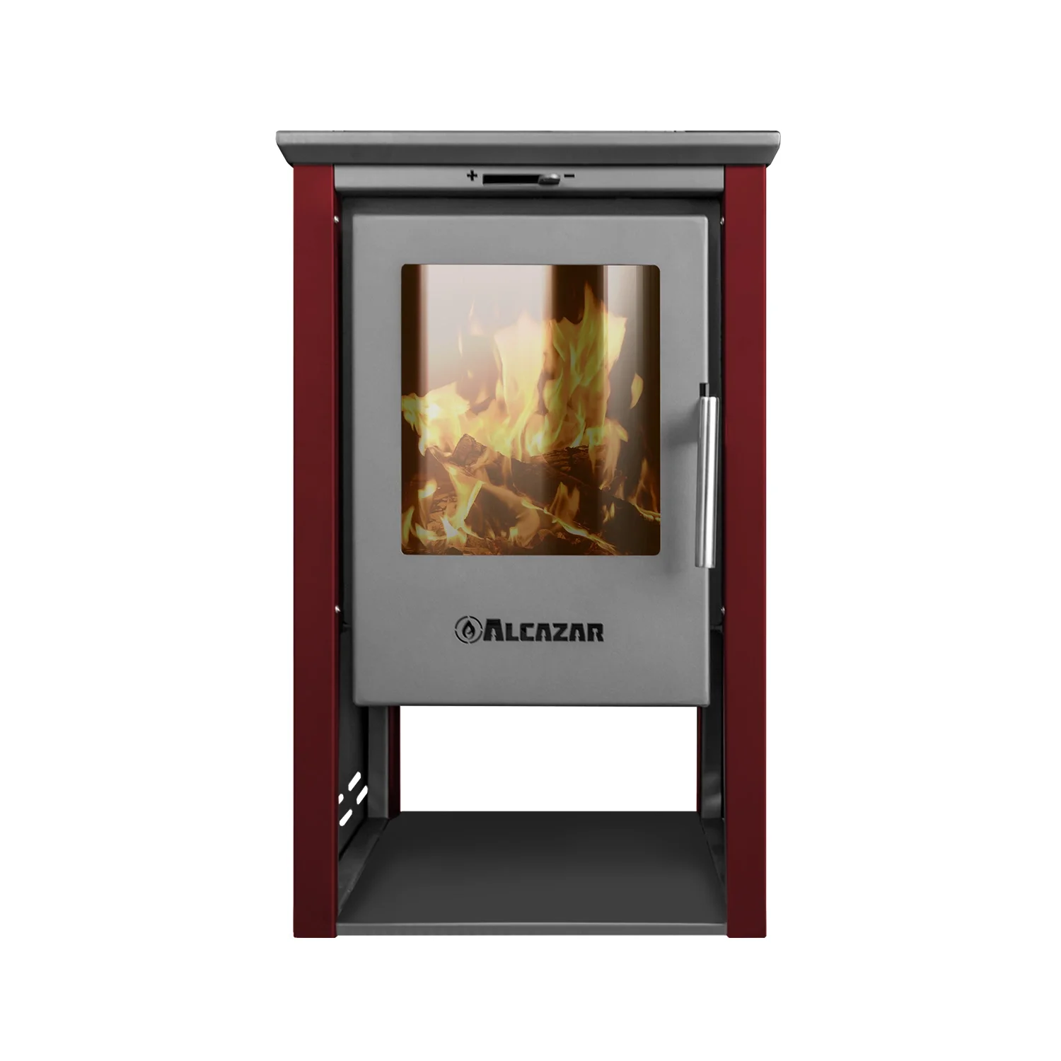 Alcazar - Estufa A Leña Patagonia 380 Burdeo