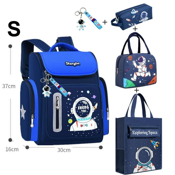 Baby Backpack for Boys Kids Elementary School Bags Set School Primary School Bookbags Lightweight Sturdy Durable Book Bag