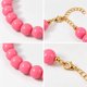 thumbnail image 3 of Collar Balloon Chicle Chunky De Cuentas Medianas Unisex rosa 22, 3 of 3