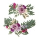 thumbnail image 4 of 2 piezas de flores artificiales hechas , hojas , flores de para telón de fondo , cartel de bienvenida, arreglo Floral , púrpura Opción 4E, 4 of 5