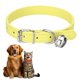 thumbnail image 1 of Collar para Perro Uxcell con Campana Hebilla Ajustable Cuero PU Collares para Perros 20" Amarillo, 1 of 7
