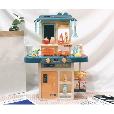 Modernkitchen - Cocina De Juguete 42 Accesorios Estilo Moderno Azul