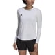 thumbnail image 1 of Camiseta de voleibol adidas Hi Low de manga larga para mujer, blanco y gris, 1 of 4