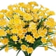 thumbnail image 1 of suxuMhao Margarita Artificial - Flores Artificiales, Flores de Plástico, Crisantemos Falsos para Macetas de Exterior, Flores Falsas para Exteriores y Interiores, Ramos de Decoración, 10 Ramos en, 1 of 5