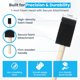 thumbnail image 2 of Foam Paint Brushes, 50 PCS, 1 Wide Head with Wooden Handle, 2 of 3