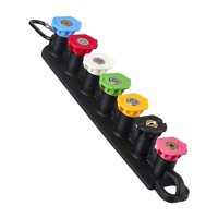 Magideal - Juego De Puntas Para Lavadoras A Presión Boquillas Para Lavadoras A Presión Con Soporte Para Boquillas, Puntas Para Lavadoras Eléctricas, Accesorios Base De 7 Orificios