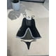 thumbnail image 3 of Naughty Maid Role-Play Costume, Contrast Lace Split Slip Babydoll With Thong, Women's Sexy Lingerie & Underwear, 3 of 3