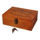 thumbnail image 5 of Caja De Madera Para Recuerdos, Compacta, De Dise?o Antiguo, Multiusos, Para El Hogar, 32,2 X 23,7 X 12,2 Cm, 5 of 5