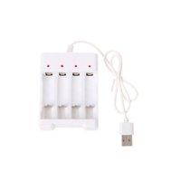 Genérico - Cargador Para 4 Pilas Aa Y Aaa Conector Usb