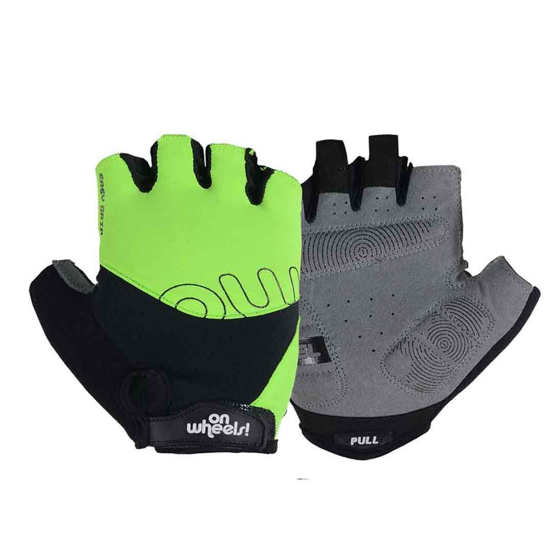 Onwheels - Guante Corto Verde Negro Talla L