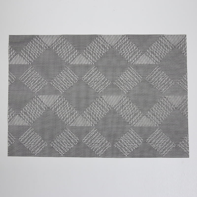 Xmhytop Juego De 6 Manteletes Individuales Para Mesa, Hechos De Pvc Resistente, Antideslizantes Y Termorresistentes, Ideal Para Hogares, Restaurantes Y Cocinas, Estilo L, 45*30cm, Gris