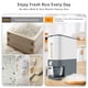thumbnail image 3 of Dispensador de arroz Lenwi de 11,34 kg sin BPA con vaso medidor, color gris, 3 of 7