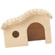 thumbnail image 2 of Casa de madera para hámster, decoración de hábitats para hámster, juguetes de exploración, cabaña para hámster, cabaña para dormir de animales pequeño, 2 of 5