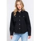 thumbnail image 1 of Camisa Chaqueta Saronite Mezclilla Negro Mujer, 1 of 5