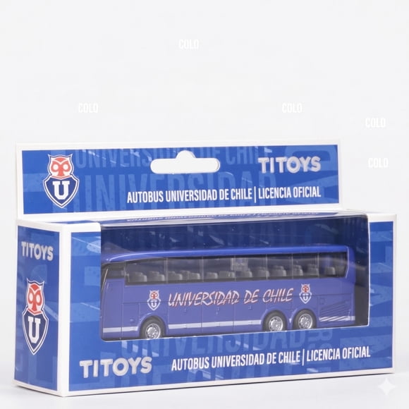 U De Chile Autobus Escala Coleccionable