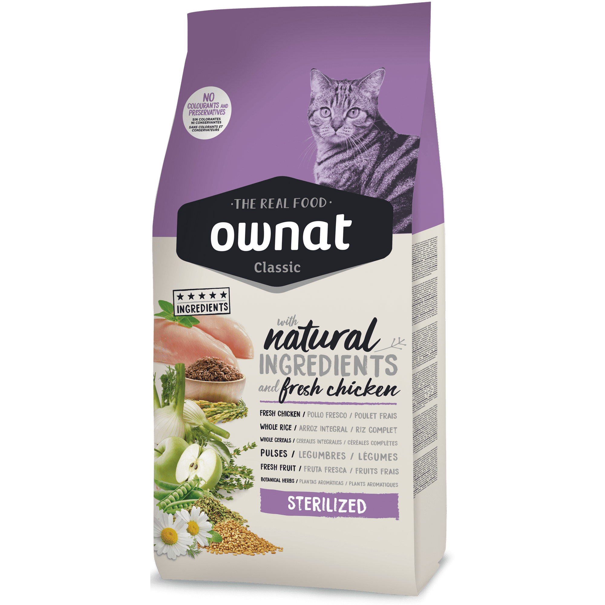 Ownat Classic Gato - Alimento Para Gatos Sterilized Cat 4 Kg