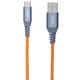 thumbnail image 2 of Cable MobileSpec MBSHV0413 de alta visibilidad, 1,2 m, micro USB, naranja, 2 of 3