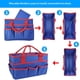 thumbnail image 3 of Organizador de bolsa de mano de maestro, Organización de bolsa de mano para artesanías, Arte, Papel, Libros, Escuela, Coser, Viajar con manijas, Almacenamiento de suministros de oficina (azu, 3 of 3