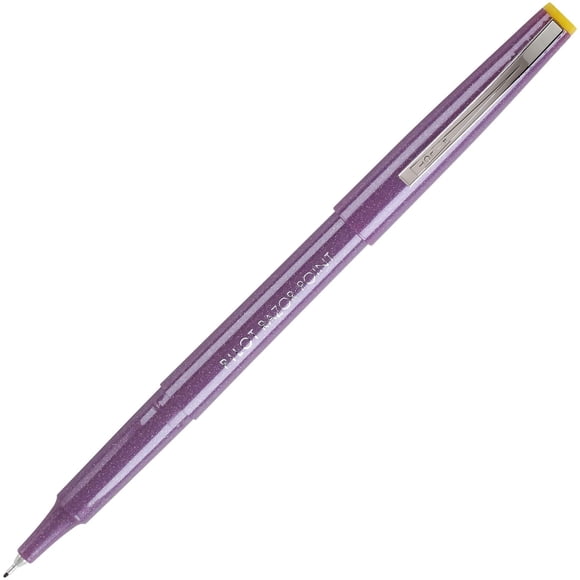 Rotuladores PILOT Razor Point de tinta púrpura ultrafina, paquete de 12