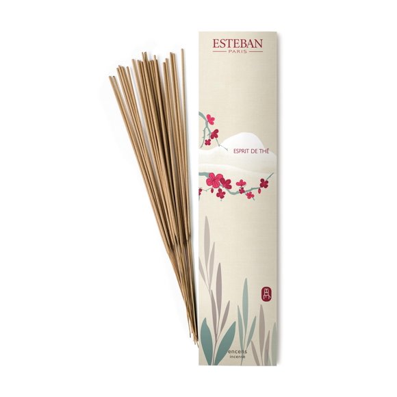 Incienso Esteban aroma a té - 20 varitas artesanales