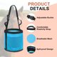 thumbnail image 3 of Bolsa de Alimentación para Caballos Uxcell, Bolsas de Heno Tipo Bozal con Correa Ajustable, Malla de Nylon, Fondo Impermeable, 3 of 7