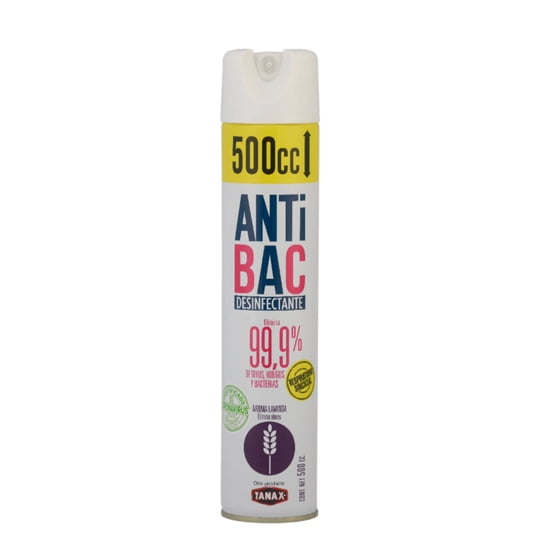 Desinfectante Aerosol Aroma Lavanda Lata 500 ml Antibac