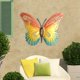 thumbnail image 5 of Decoraciones De Pared De Mariposas, Esculturas De Pared, Figuritas Para Jardín, Decoración Del Hogar, Naranja, Amarillo, Azul, 5 of 6