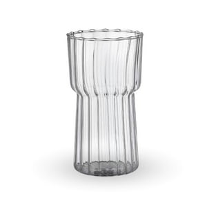 Santú Home & Deco - Vaso Vidrio Estriado Alto 590Ml Bebidas Y Café