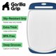 thumbnail image 2 of Tabla de cortar GORILLA GRIP pack de 3 azul 41 × 28 cm, 2 of 9