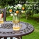 thumbnail image 2 of Mesa de patio PHI VILLA de aluminio fundido marrón para exterior, 81 cm, 2 of 8
