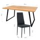 thumbnail image 3 of Comedor Chelsea Mesa 75 x 80 x 150 cm + 6 Sillas Pu Negro., 3 of 6