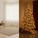 thumbnail image 5 of Arbol Navidad Nevado Artificial Frondoso 240cm Base Metal, 5 of 5