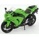 thumbnail image 4 of Bicicleta deportiva NewRay 1:12 2006 Kawasaki Zx-10R verde, 4 of 6