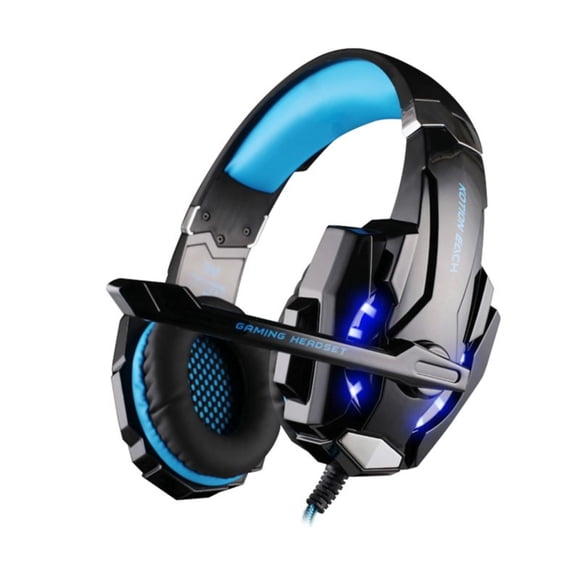 Audífonos Gamer Over Ear G9000 con cable Negro - Azul