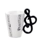 thumbnail image 5 of 400 ml de instrumentos musicales Taza de cerámica Taza de café Taza de música Regalo Nota B, 5 of 5