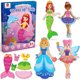 thumbnail image 1 of Mocoosy Magnetic Dress Up Dolls for Girls, Princess Mermaid, 1 of 3