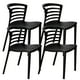 thumbnail image 1 of Pack 4 Sillas Alpes Negras | Resistente para Interior y Exterior, 1 of 9