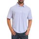 thumbnail image 1 of INSPIRE CHIC Camisas Polo de Hombre de Verano con Estampado Casual de Manga Corta Ligeras y Transpirables M Azul, 1 of 5