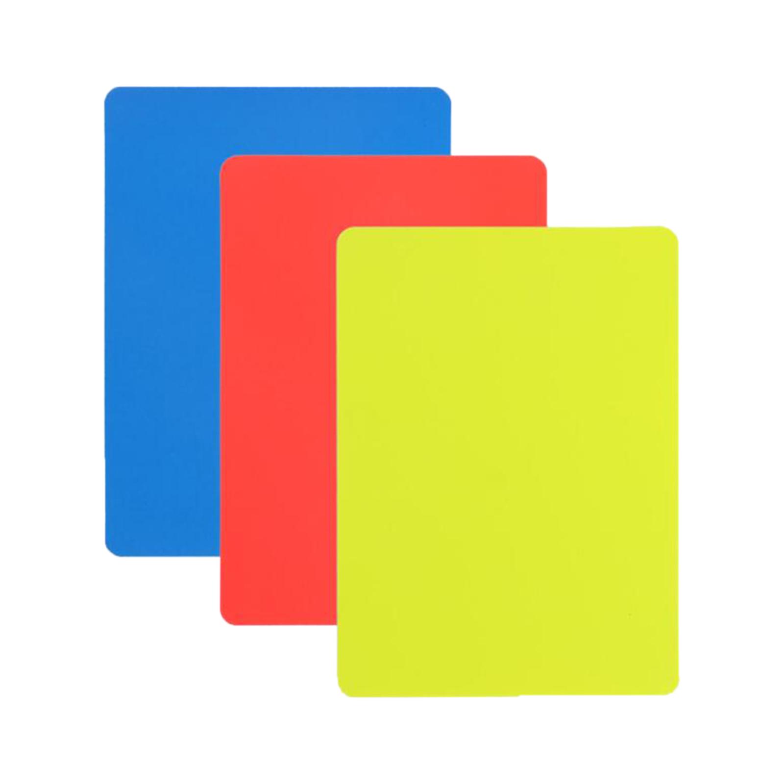 Magideal - Tarjetas De Árbitro De Fútbol, Tarjetas De Penalización Para Árbitros, Ligeras, De Fácil Identificación, Versátiles, Con Advertencia Y Exclusión Por