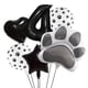 thumbnail image 1 of Juego de globos de película de aluminio con estampado de patas negras de antballena con globos, 1 of 4
