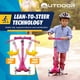 thumbnail image 4 of Patinete para niños Outdoor Cruiser de 3 ruedas con inclinarse para conducir, color rosa, 4 of 6