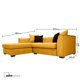 thumbnail image 4 of Seccional Valencia Chenille Tipo Lino Ambarino 3 Cuerpos, 4 of 4