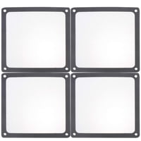 Xusx111 - Filtro De Ventilador Ultrafino De 4 Paquetes De 120Mm Con Imán De Enfriamiento Negro, Parrillas De Filtro De Ventilador De Computadora, Malla De Aluminio Ultrafina, Color Negro