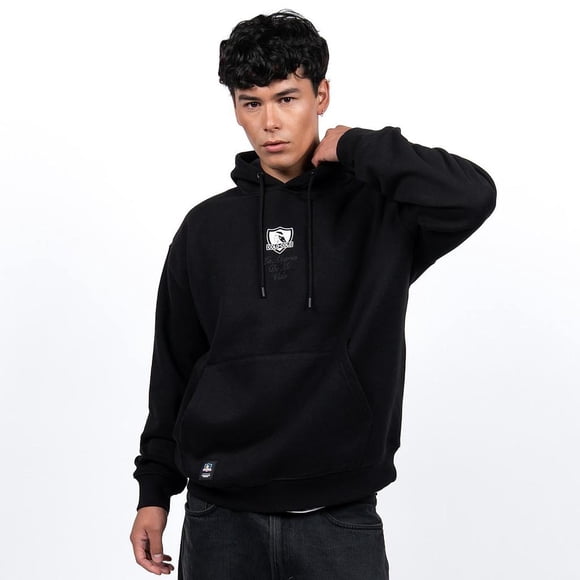 Poleron Colo Colo Urbano Hoodie La Alegria De Mi Vida Negro