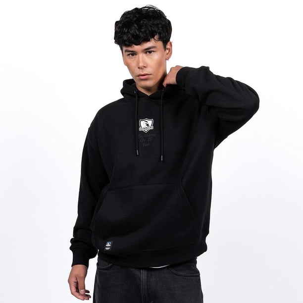 Poleron Colo Colo Urbano Hoodie La Alegria De Mi Vida Negro